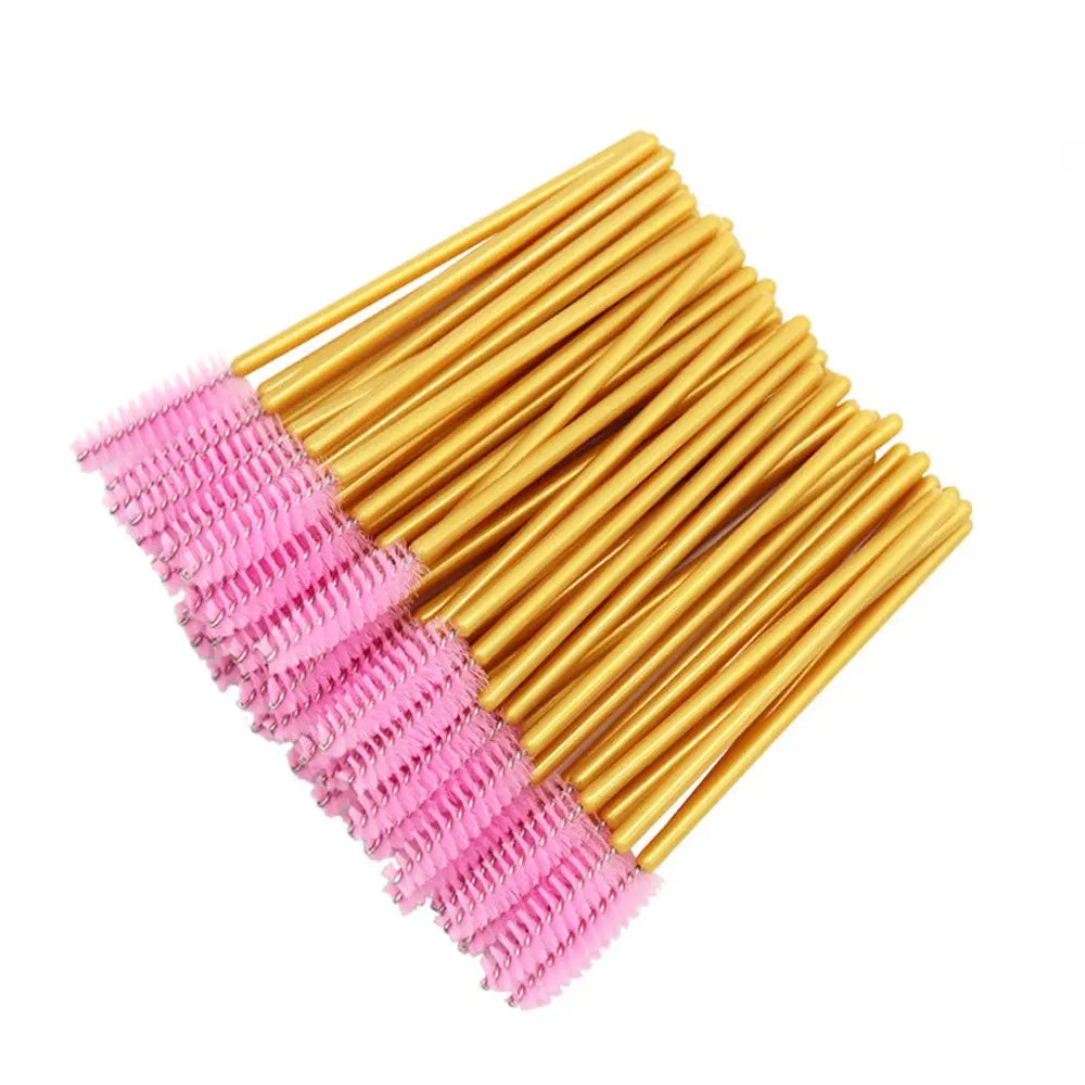 50Pcs Eyelash Brushes Makeup Brushes