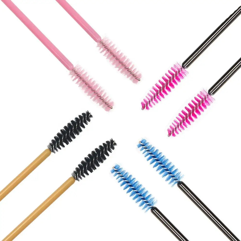 50Pcs Eyelash Brushes Makeup Brushes