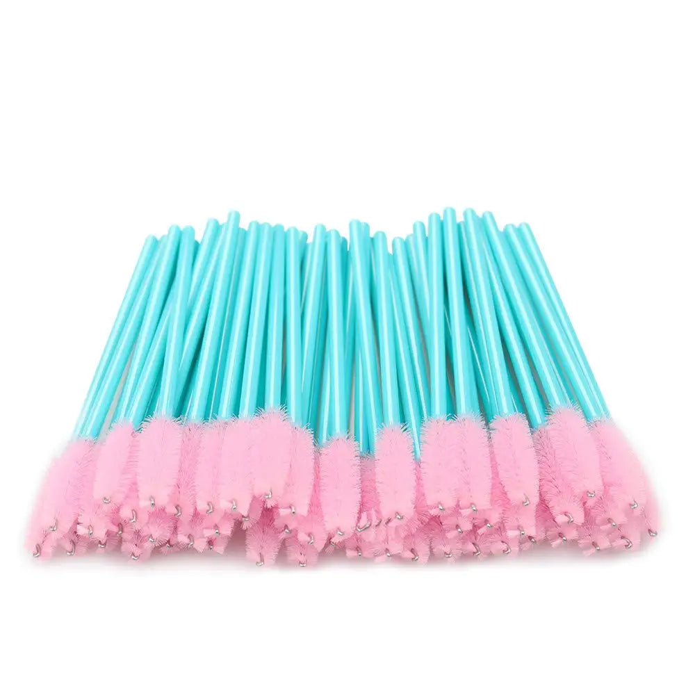 50Pcs Eyelash Brushes Makeup Brushes