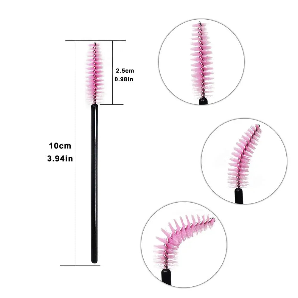 50Pcs Eyelash Brushes Makeup Brushes