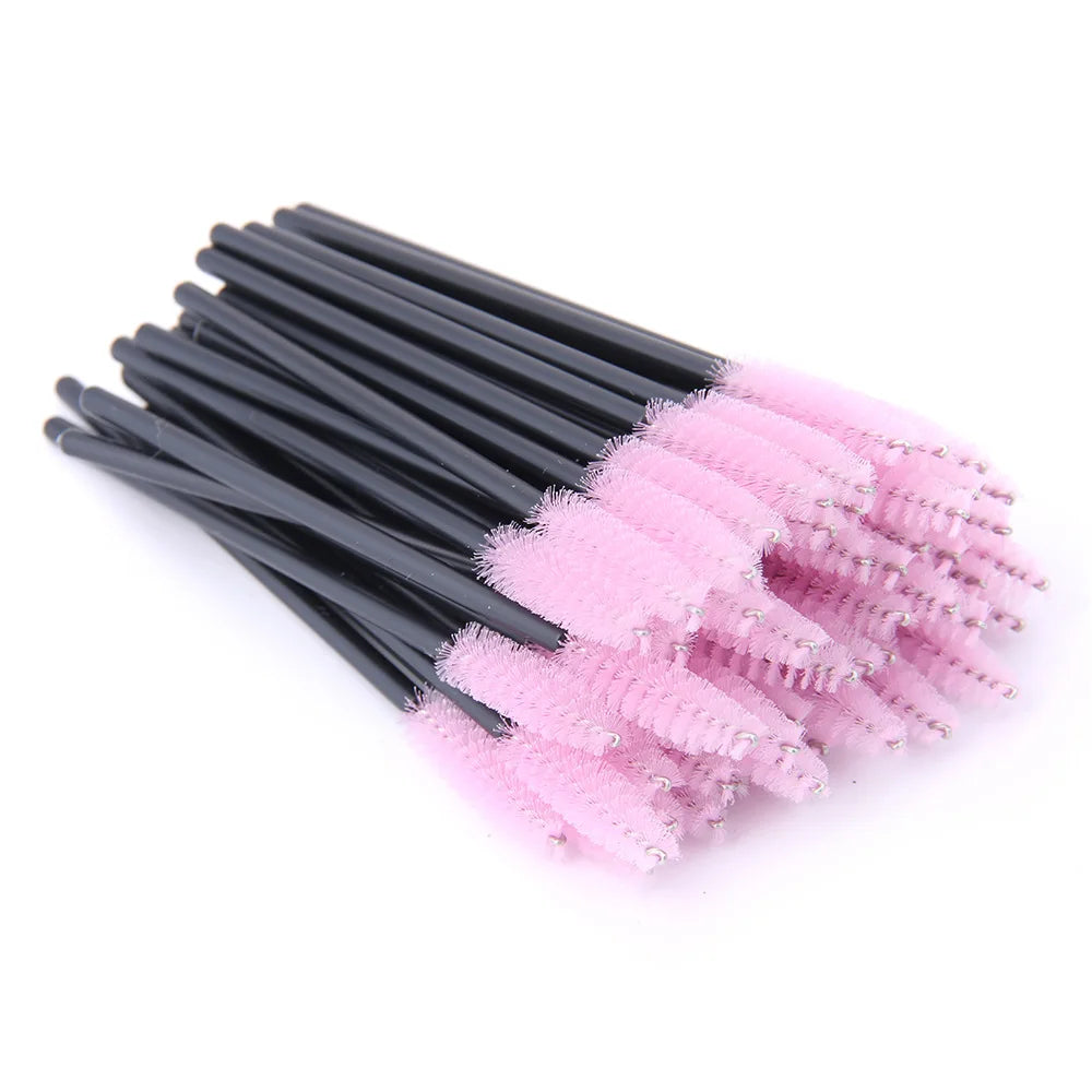 50Pcs Eyelash Brushes Makeup Brushes