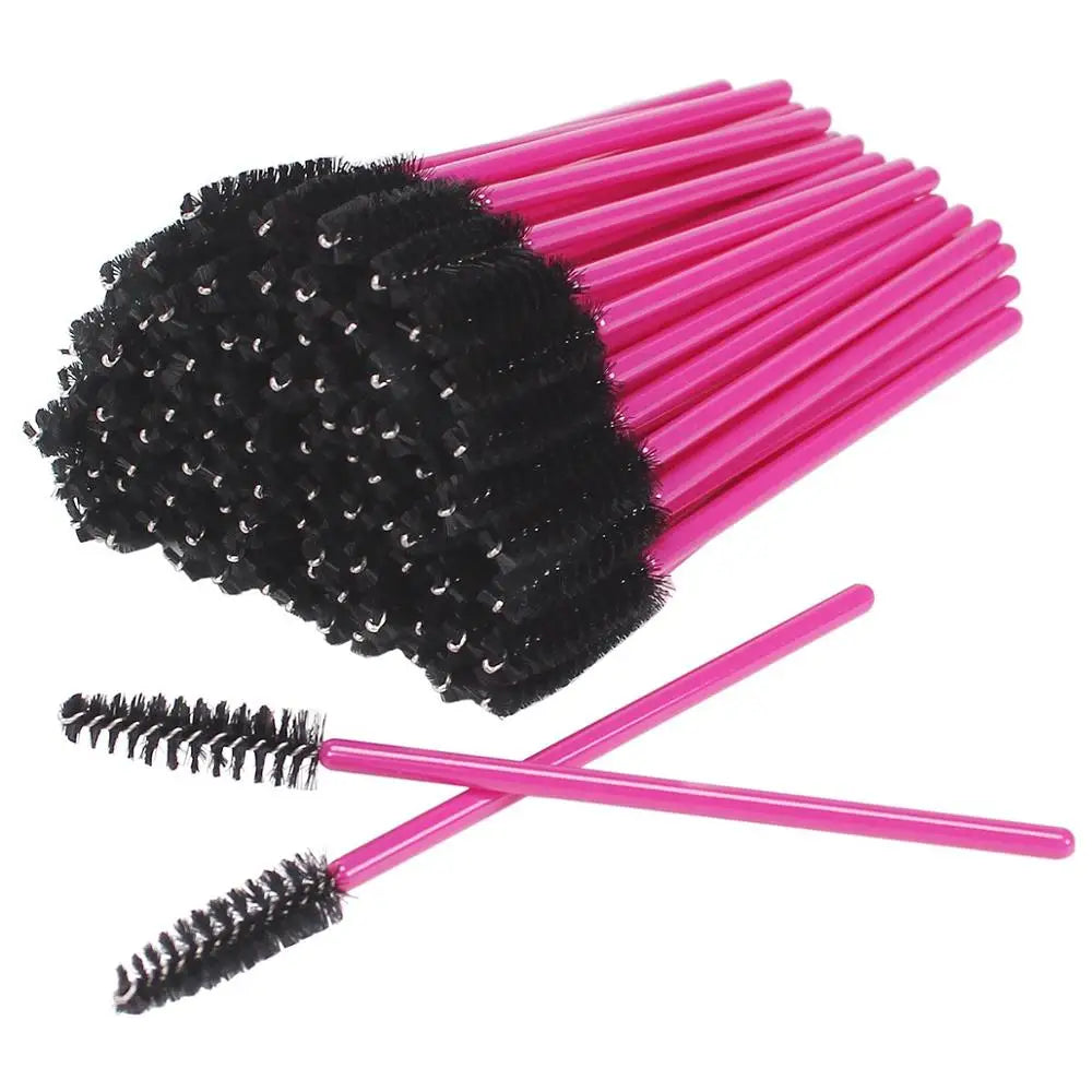 50Pcs Eyelash Brushes Makeup Brushes