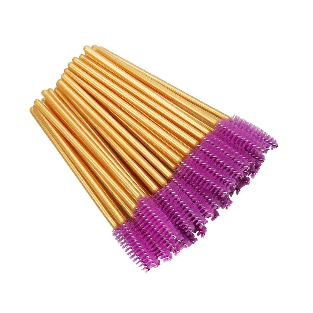 50Pcs Eyelash Brushes Makeup Brushes