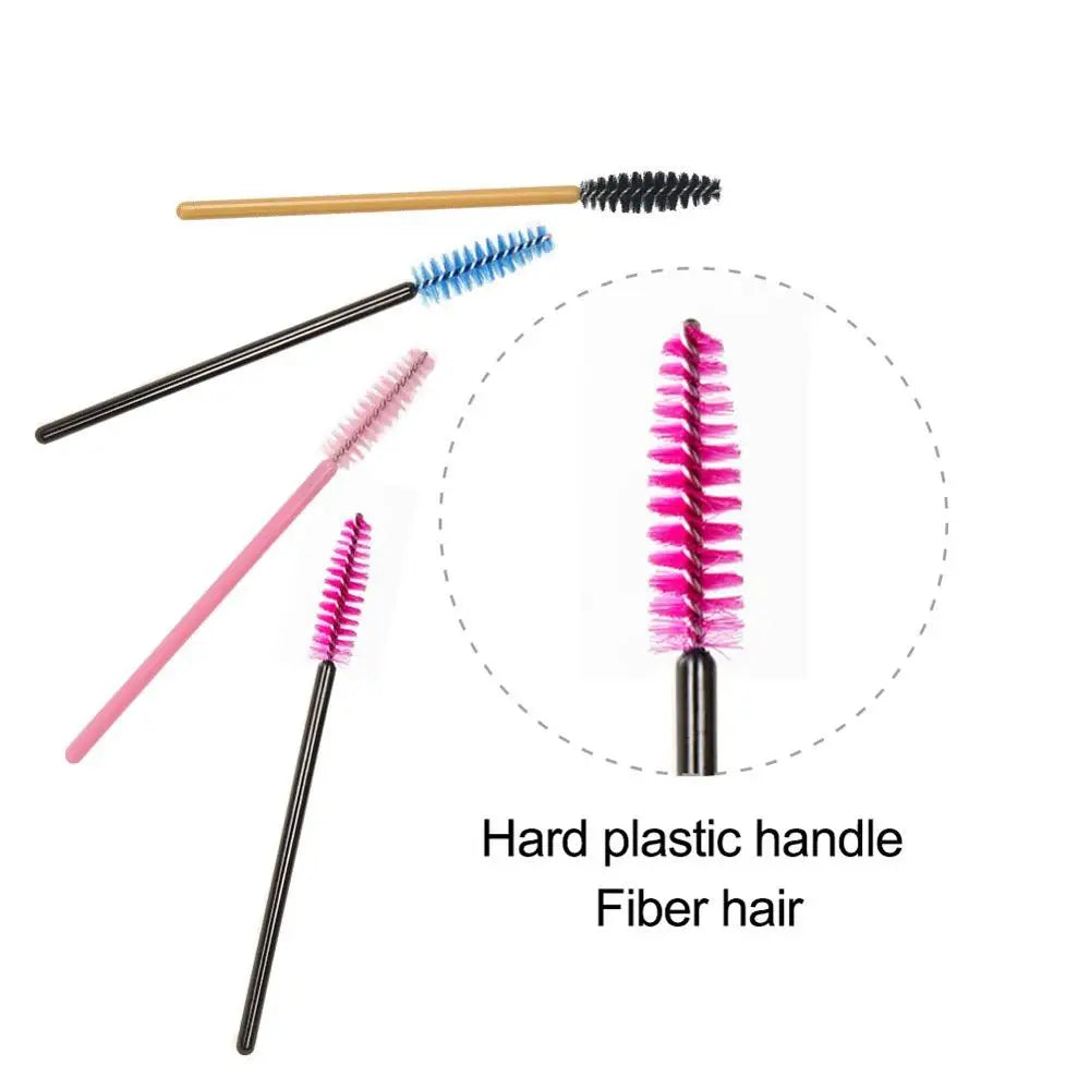 50Pcs Eyelash Brushes Makeup Brushes