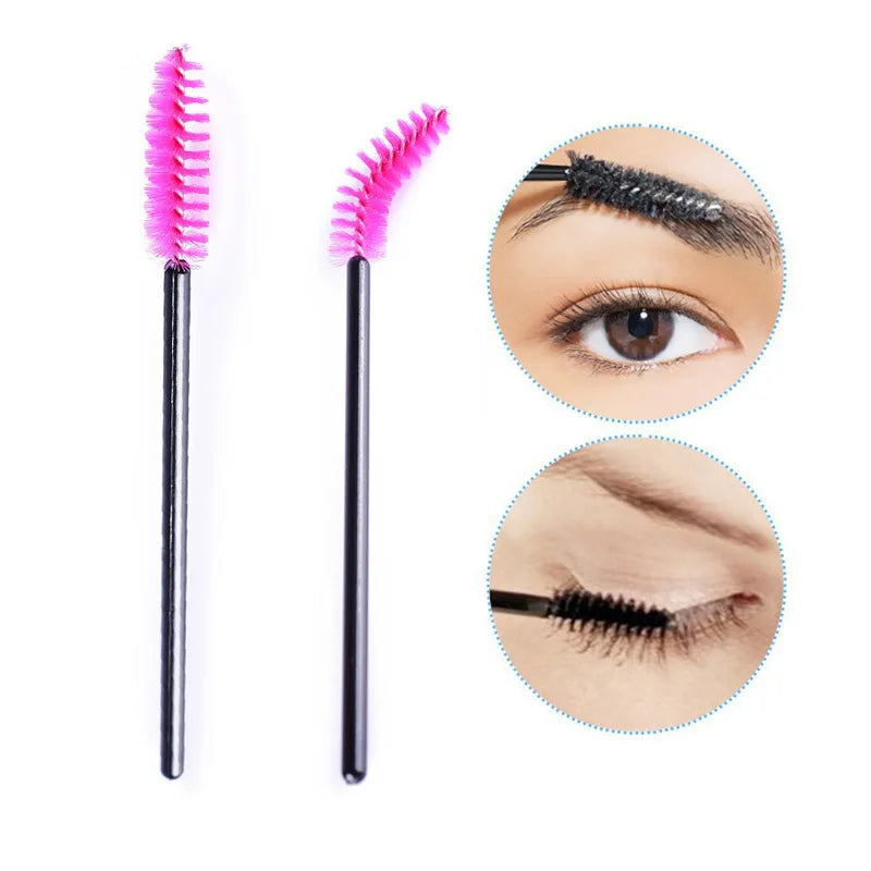 50Pcs Eyelash Brushes Makeup Brushes