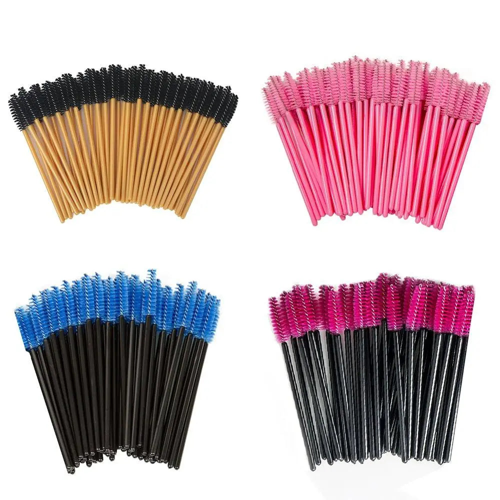 50Pcs Eyelash Brushes Makeup Brushes