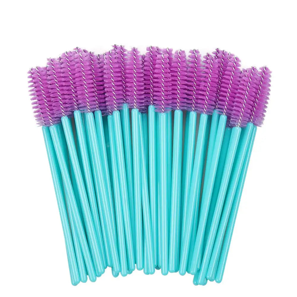 50Pcs Eyelash Brushes Makeup Brushes