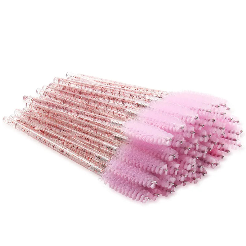 50Pcs Eyelash Brushes Makeup Brushes